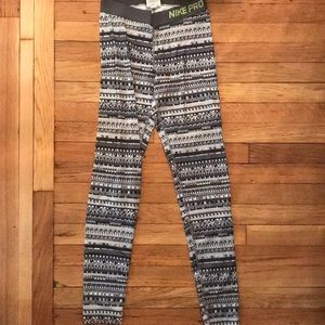 Nike Pro dri fit full length tights
